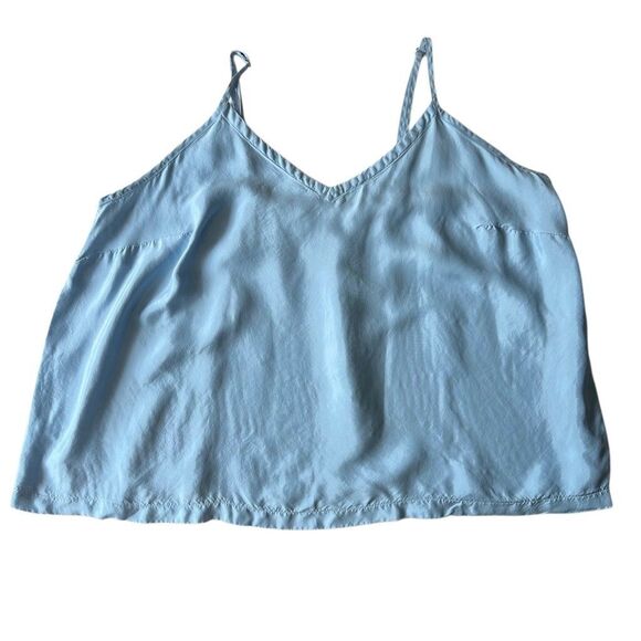 Athleta Calm Cool Sleeveless Spaghetti Strap V-Neck Cami Gray Women's Size 2X - Picture 10 of 10